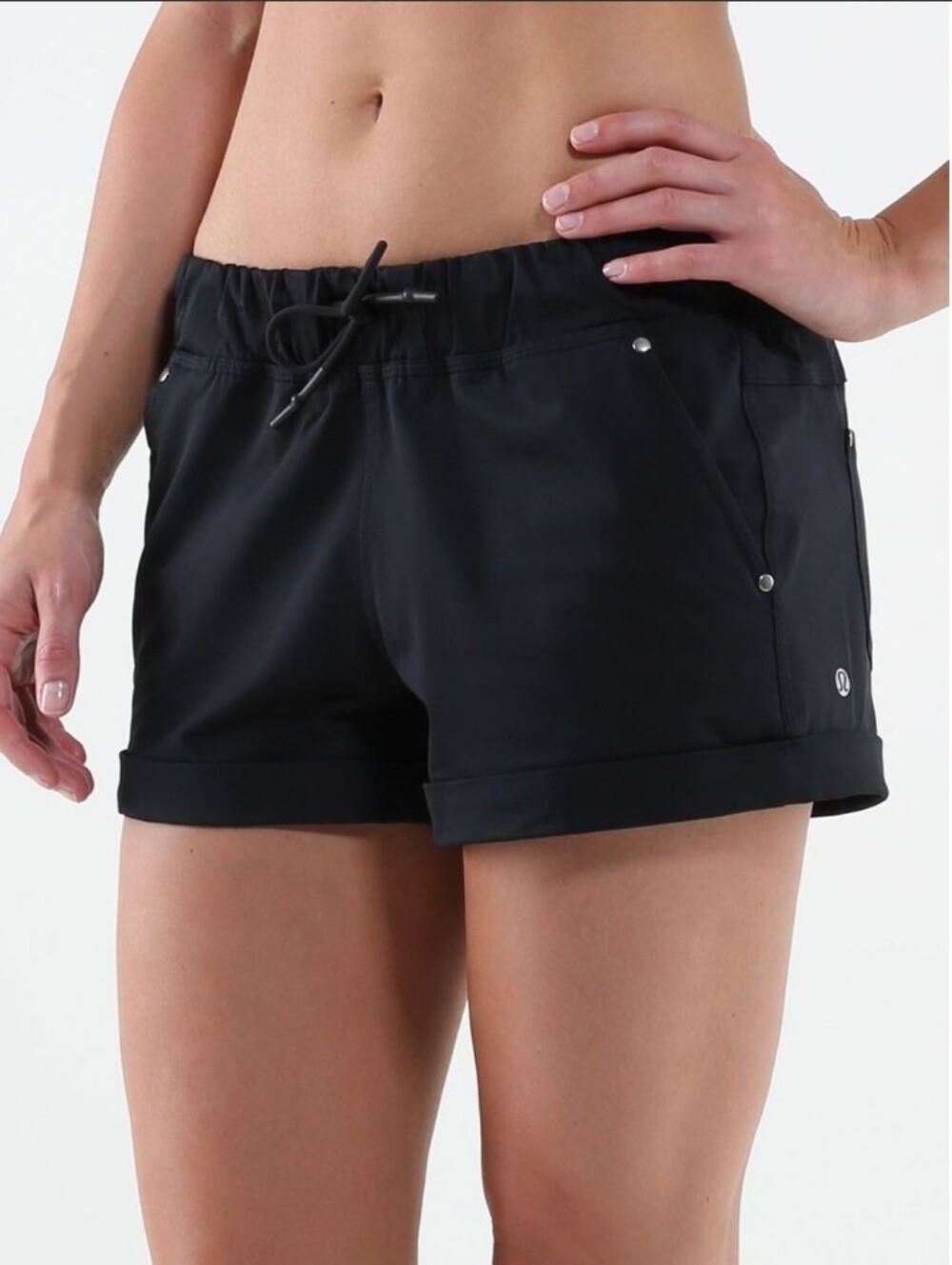 Lululemon Play All Day Shorts Women's Black Shorts - Picture 3 of 9
